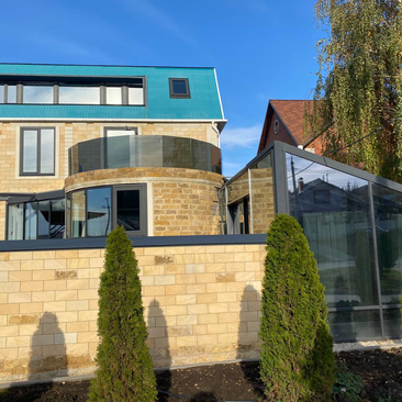 Панорамное остекление террасы и фасада